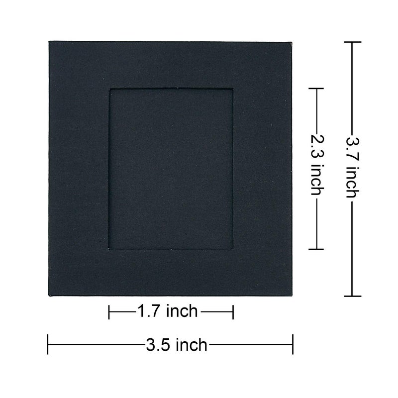 Sunmns Wall Decor Hanging Display Paper Photo Frame Set Compatible with Fujifilm Instax Mini 11 9 8 70 90 26 Camera Films, Mini Link Printer, 30 Piece (Black) - Image 3